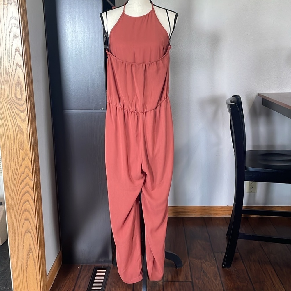 Forever 21 Sz S Backless Jumpsuit With Pockets - Picture 2 of 5